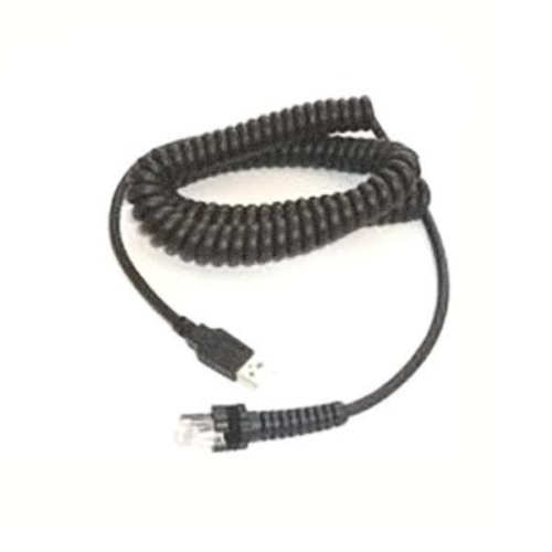 Datalogic CAB-486 - Cavo USB - 4.6 m - avvolto a spirale - per PowerScan PD7100, PD8500